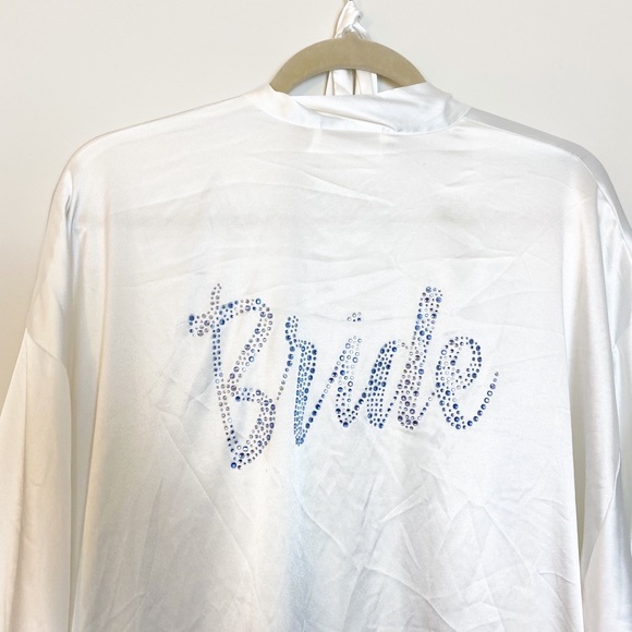 Victoria Secret I Do Bride White Wedding Robe - Picture 3 of 8